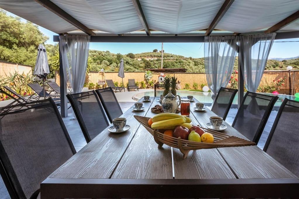 Casa Del Miele, Private Pool, Bbq, Mountain View. Villa Alikianos Exterior foto